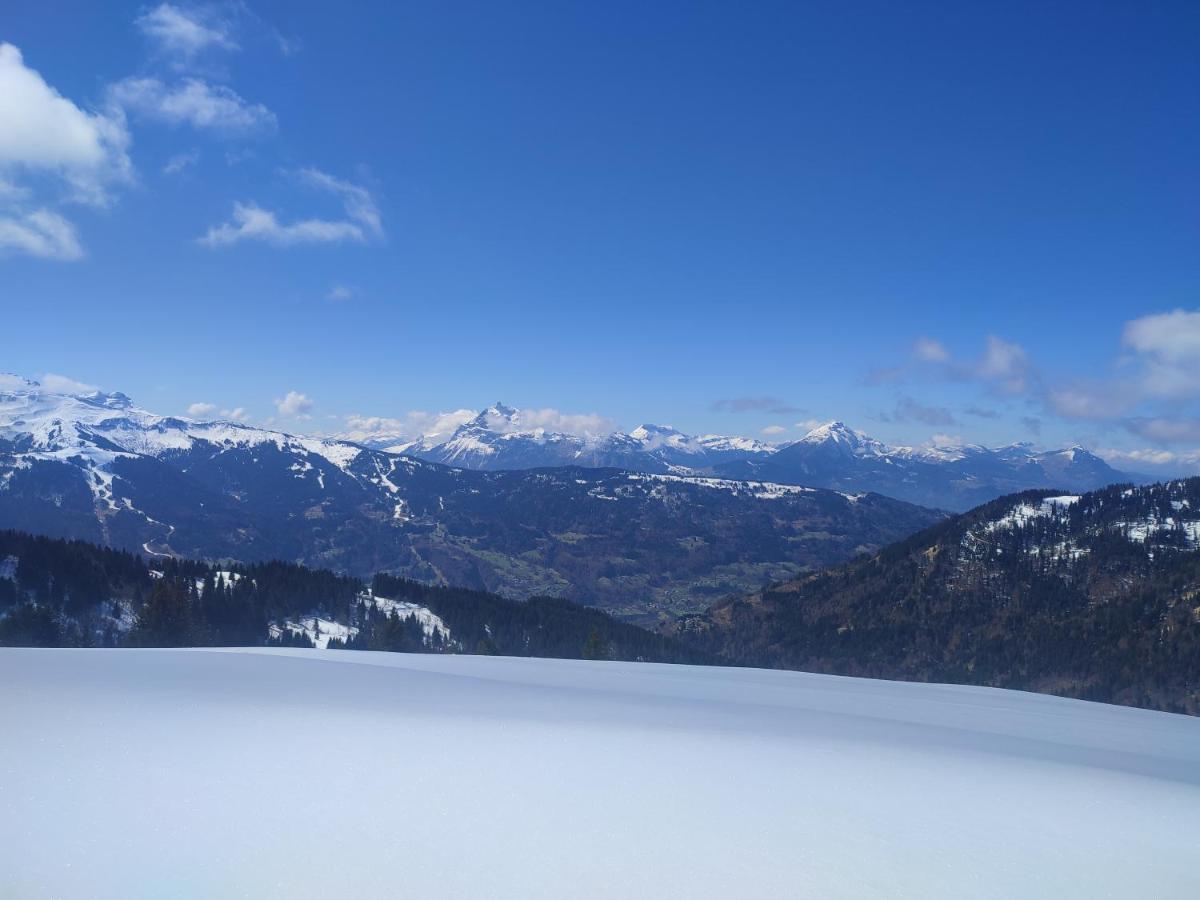 Samoens Residence Grand Tetras 4 Personnes Piscine Bagian luar foto